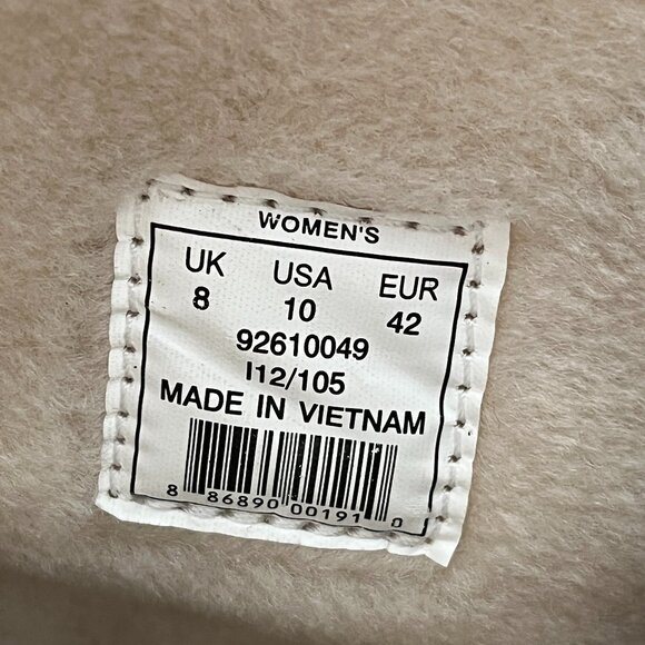 Palladium Women's Baggy High Top Lace Up Leather Distressed Grey Sherpa Size 10 - Picture 9 of 10